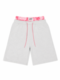 SHORT CAMOUFLAGE DOUBLE TAILLE 98LAB GRIS/ROSE