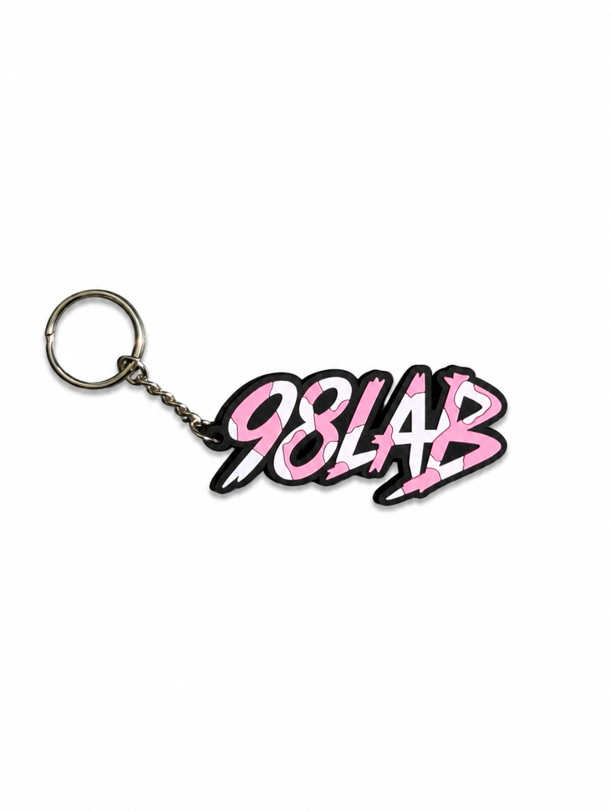 98LAB PINK CAMO KEYCHAIN